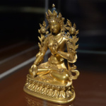 Bouddha en bronze doré ancien