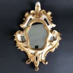 Miroir baroque en bois doré
